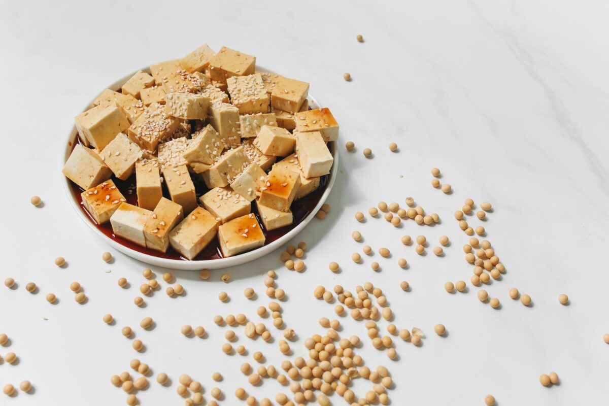 Tofu in agrodolce