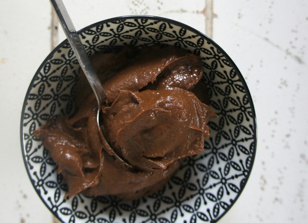 Crema di cioccolato a basso indice glicemico
