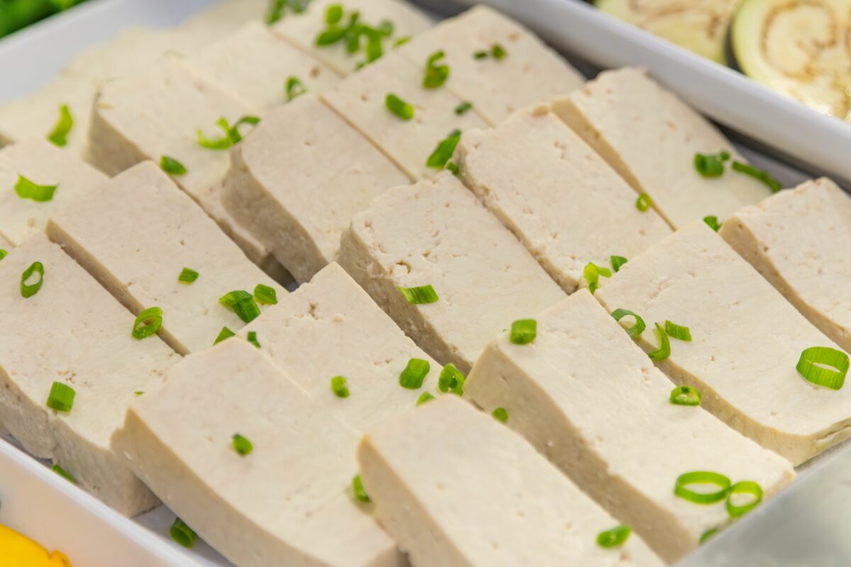 Trippa di tofu in bianco
