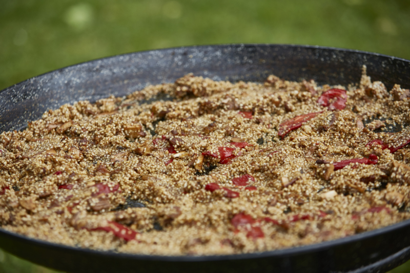 La ricetta della paella di quinoa