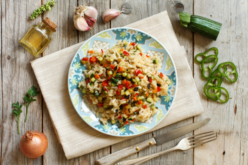 Risotto con verdure