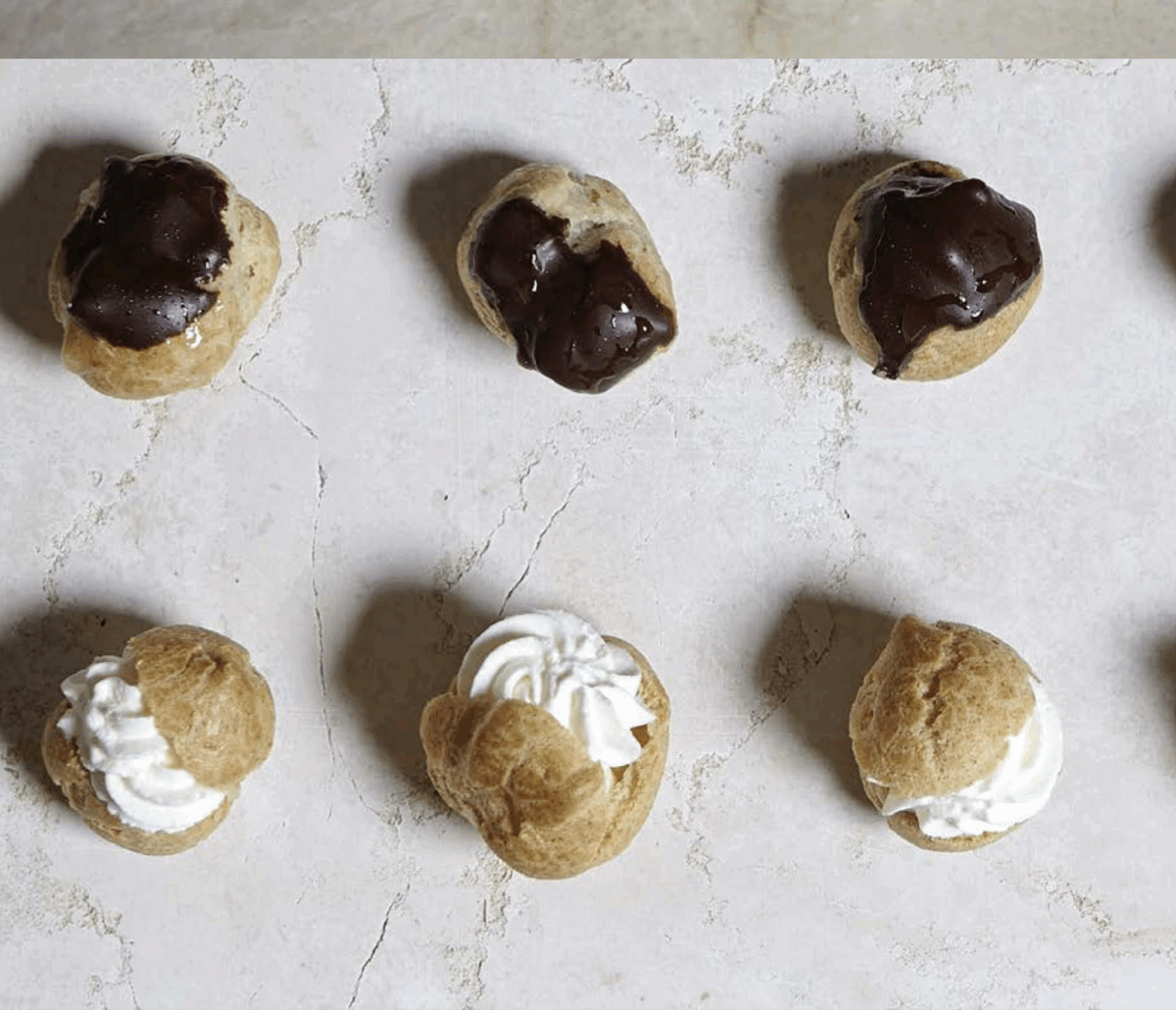 La ricetta dei bigné con grani antichi