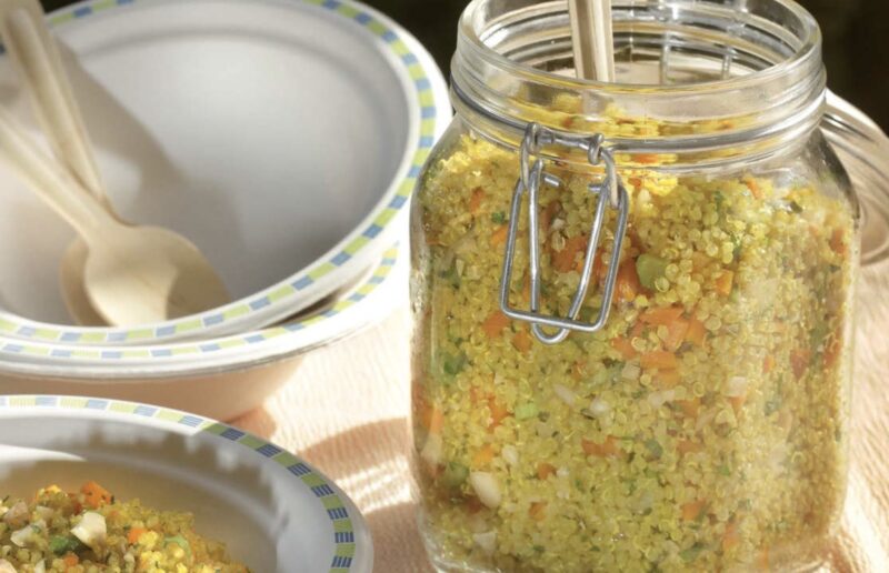Quinoa con carote arrosto