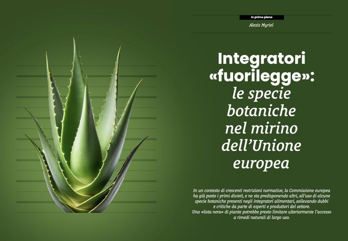 Integratori “fuorilegge”: le specie botaniche nel mirino dell’Unione europea