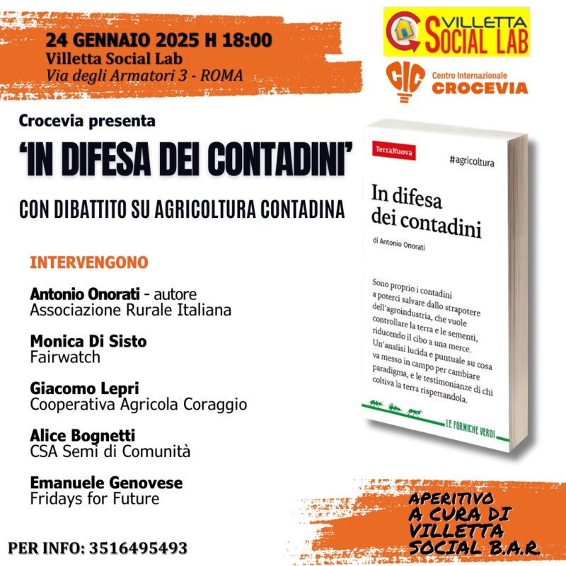 "In difesa dei contadini": dibattito a Roma
