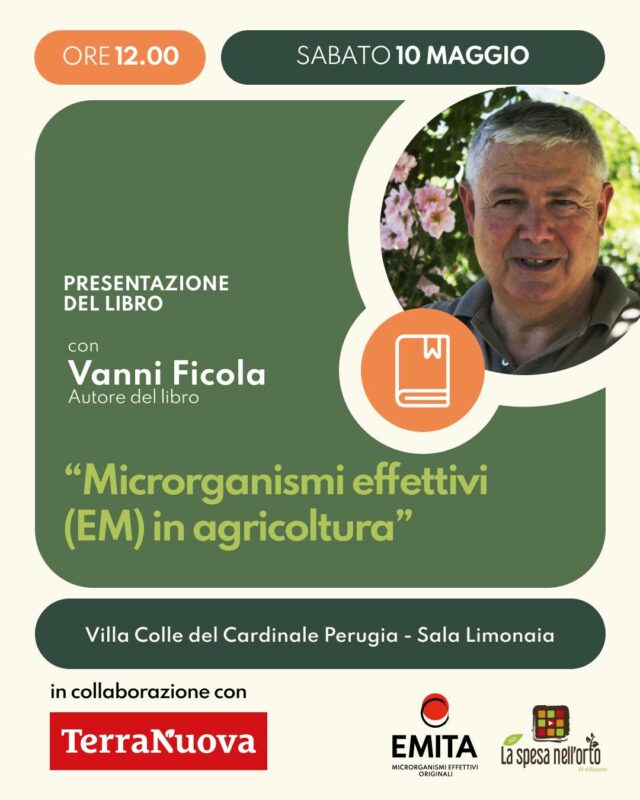 "Microrganismi effettivi (EM) in agricoltura": incontro a Perugia