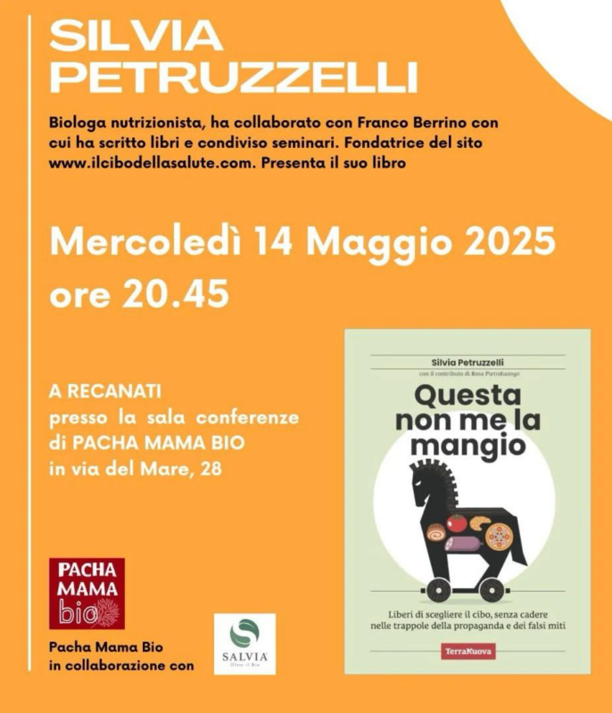 "Questa non me la mangio": incontro con la dottoressa Petruzzelli a Recanati