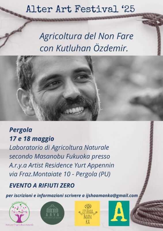 Agricoltura del non fare: laboratorio gratuito con Kutluhan Ozdemir