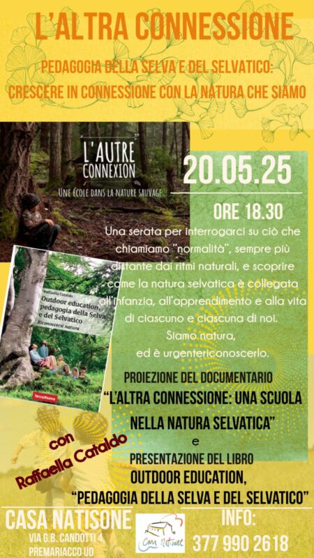 Pedagogia della selva e del selvatico: incontro a Premariacco