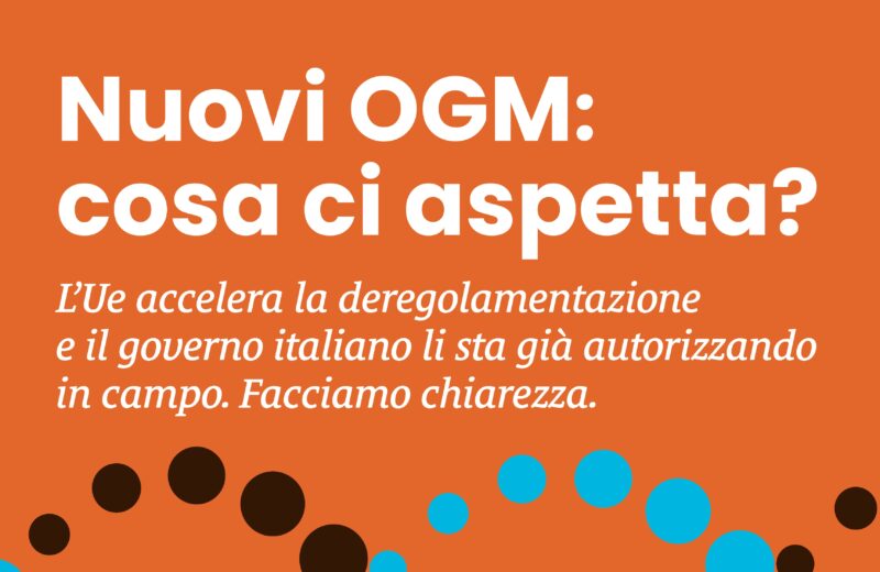 Nuovi OGM: cosa ci aspetta? Incontro pubblico per fare chiarezza
