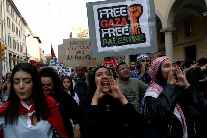 Manifestazione per la Palestina