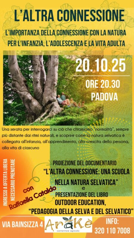Pedagogia della selva e del selvatico: incontro a Padova