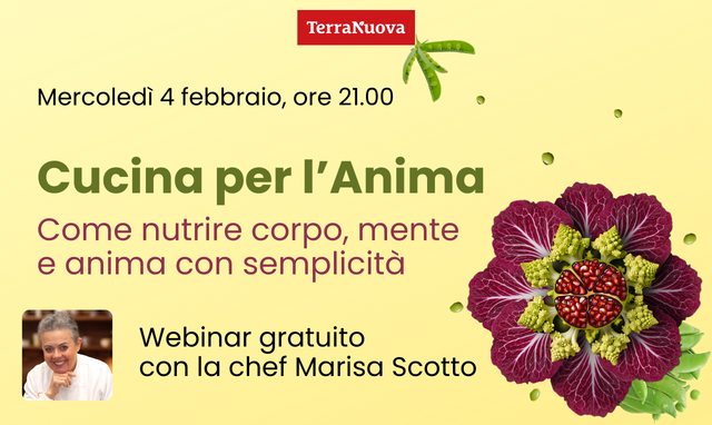 Cucina per l’anima: webinar gratuito
