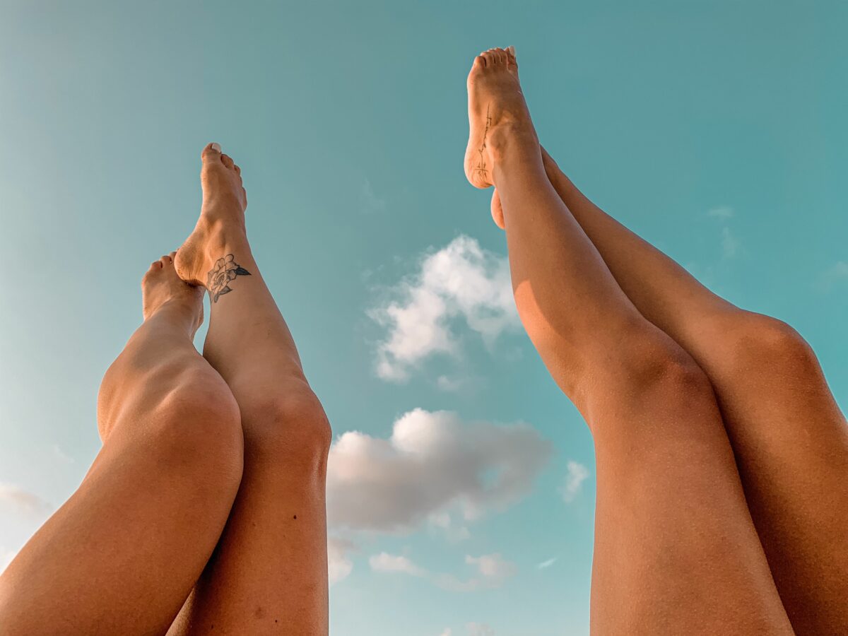 Olio da massaggio per il benessere delle gambe